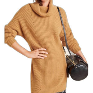 Pine Cashmere Tan/Honey Luxurious Sustainable Cashmere Long Sweater Size XS
